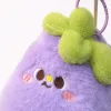 Purple plush pendant, cute car bag, keychain decoration, little bear rabbit doll Application Scenario